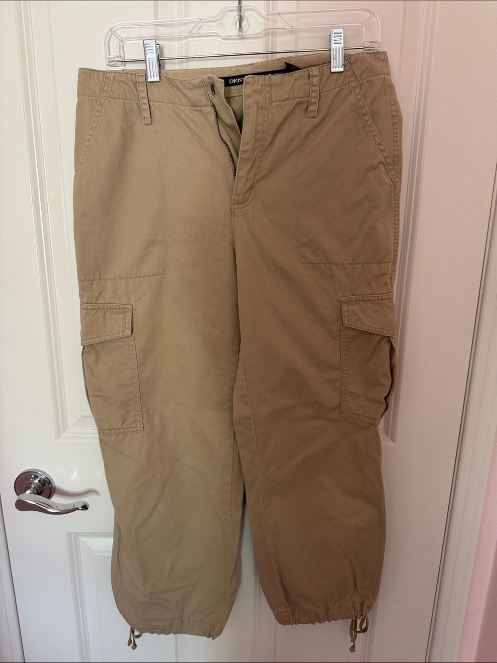 DKNY Cargo Pants in Khaki Brown